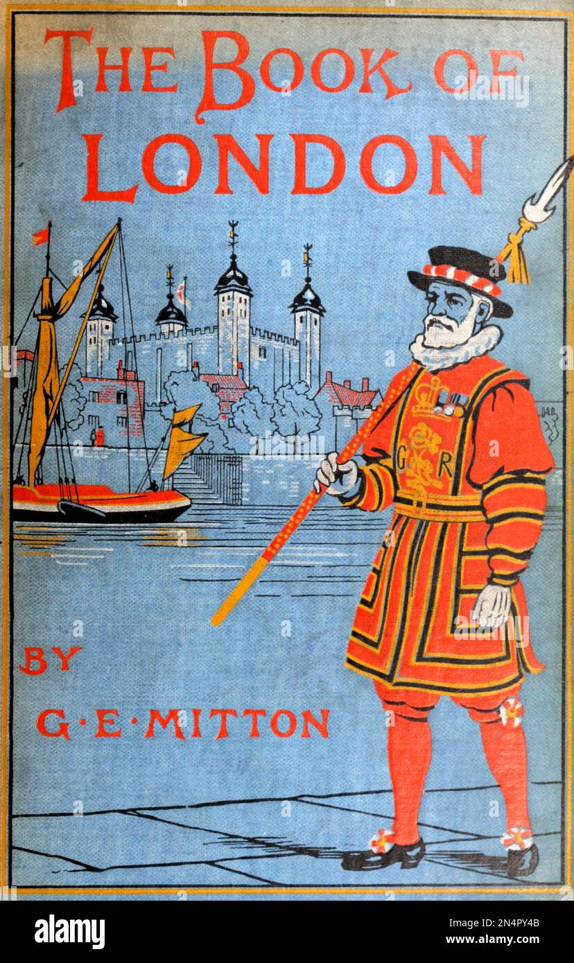 Livre de Londres par G E Mitton, couverture, vers 1903 Banque D'Images