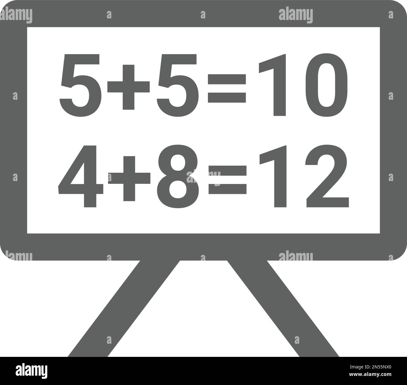 Mathématiques, icône de bord - utilisation parfaite pour concevoir et développer des sites Web, des fichiers imprimés et des présentations, des supports promotionnels et bien plus encore. Vect Illustration de Vecteur