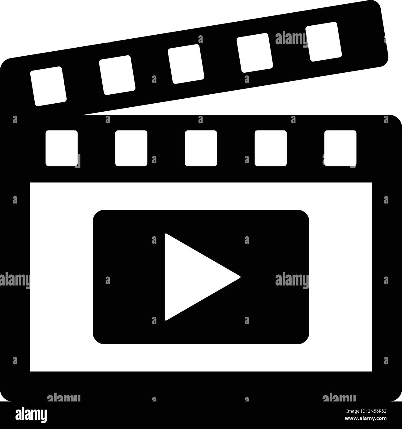 Lecteur, icône de vidéographie - idéal pour concevoir et développer des sites Web, des fichiers imprimés et des présentations, des supports promotionnels et bien plus encore. Ven Illustration de Vecteur