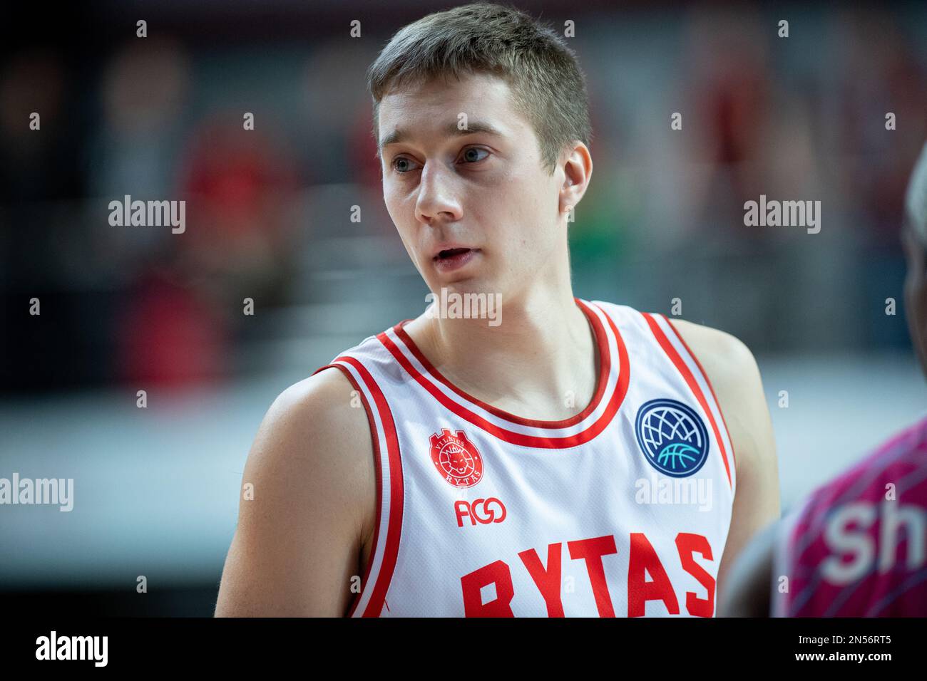 2023-02-08. Ligue des champions de basket-ball. Rytas Vilnius 79 - 86 Telekom paniers Bonn. Banque D'Images