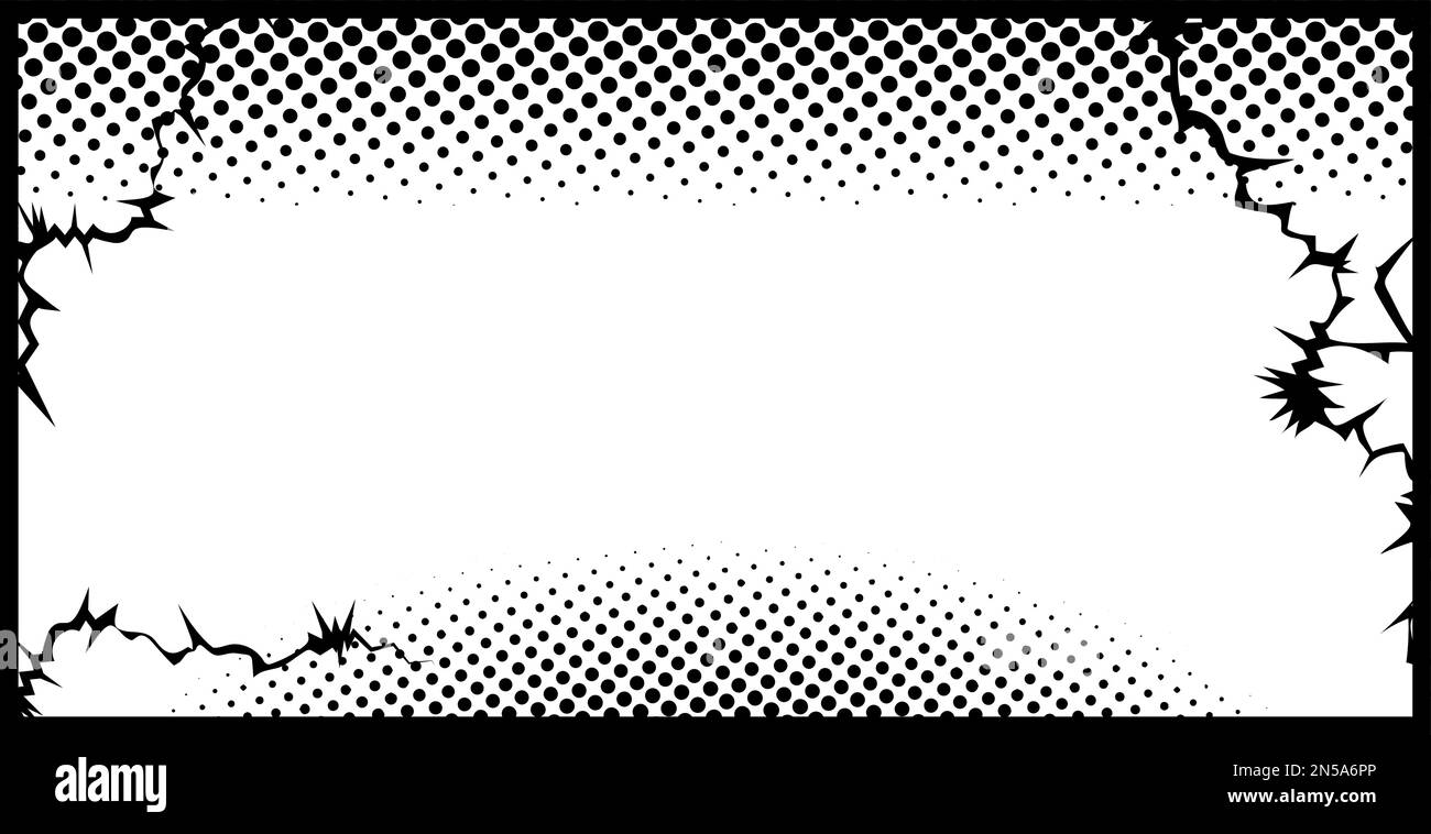 Arrière-plan noir et blanc avec lumières et demi-teintes. Illustration de Vecteur