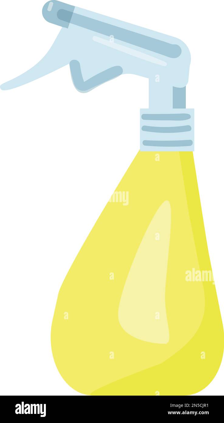 Spray Cleaner icône vecteur de dessin animé. Seau de lavage Illustration de Vecteur