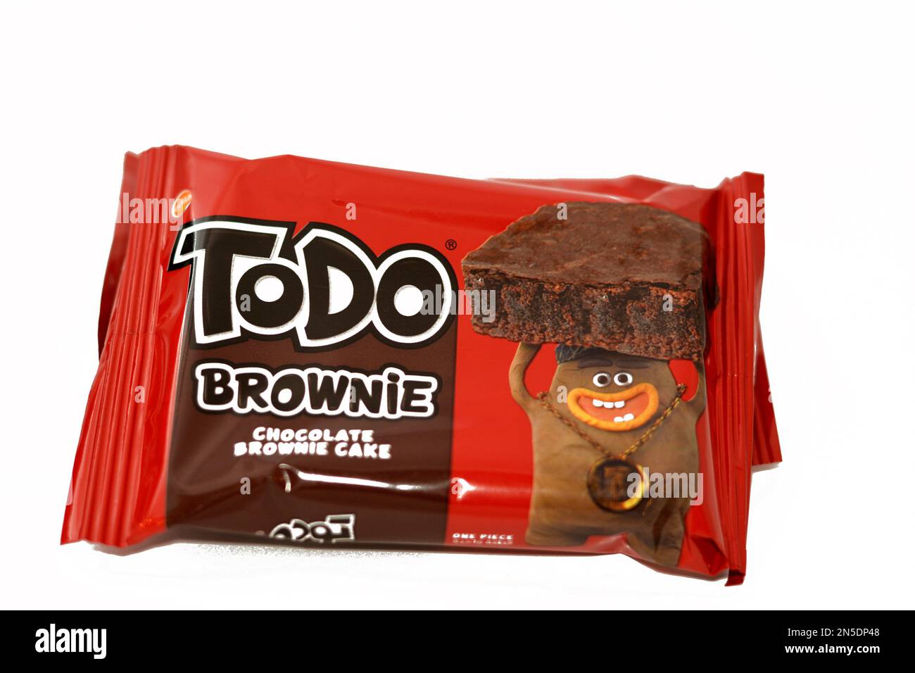 Le Caire, l'Egypte, 5 février 2023 Todo chocolat brownie gâteau comme