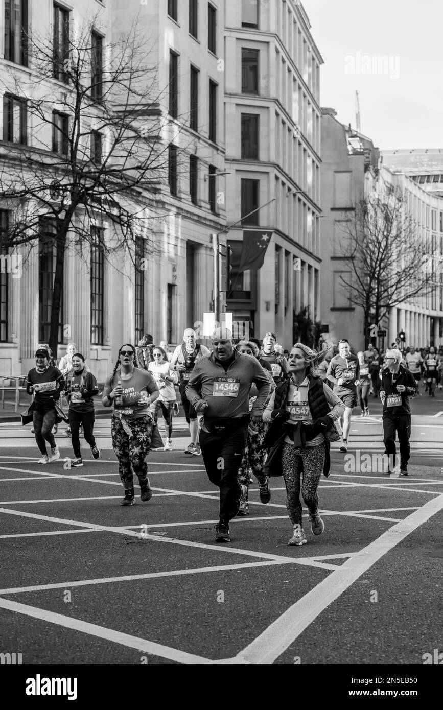 Course de recherche sur le cancer à Londres Banque D'Images