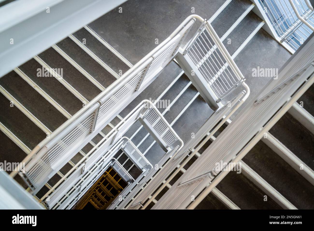 Staircase, New York, États-Unis Banque D'Images