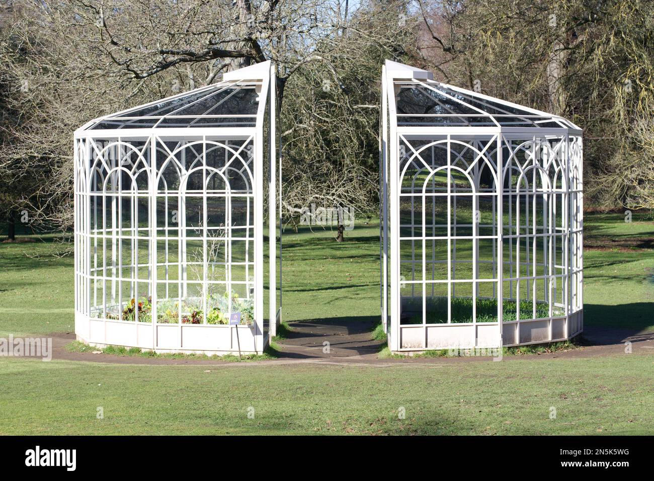 Serre aux jardins de Kew Banque D'Images