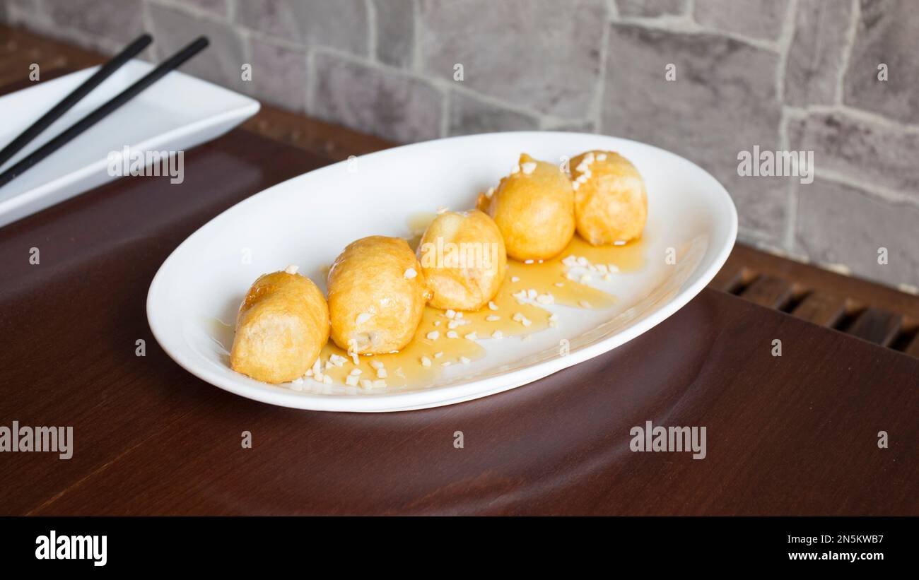 Crème glacée italienne aromatisée au chocolat artisanal Banque D'Images