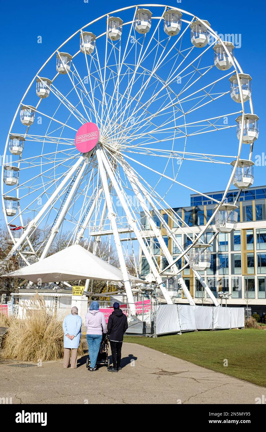 La Grande roue, les jardins impériaux, Cheltenham Banque D'Images