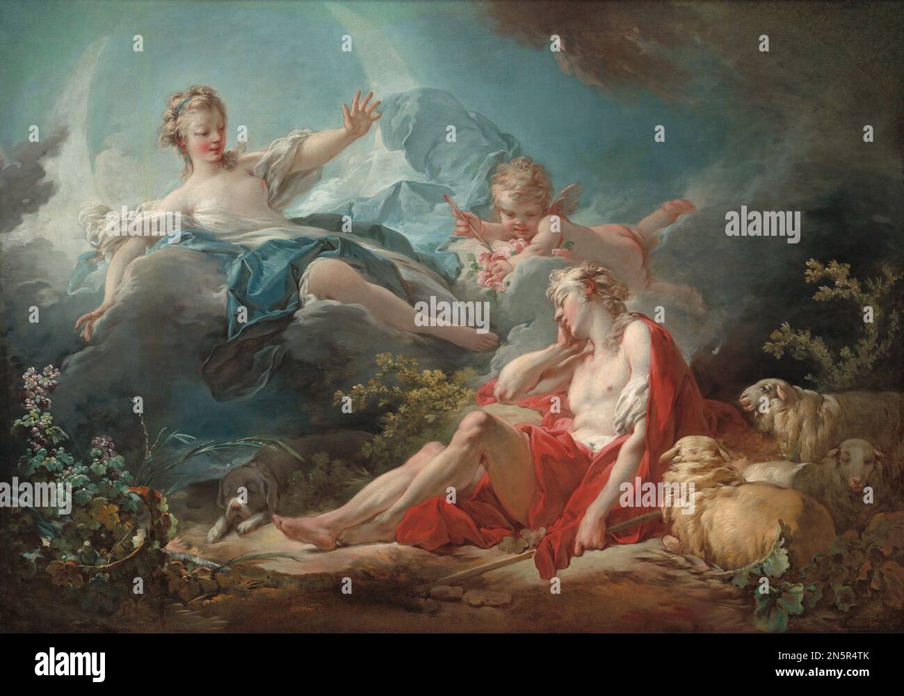 François Boucher le bain de Vénus 1751 Banque D'Images