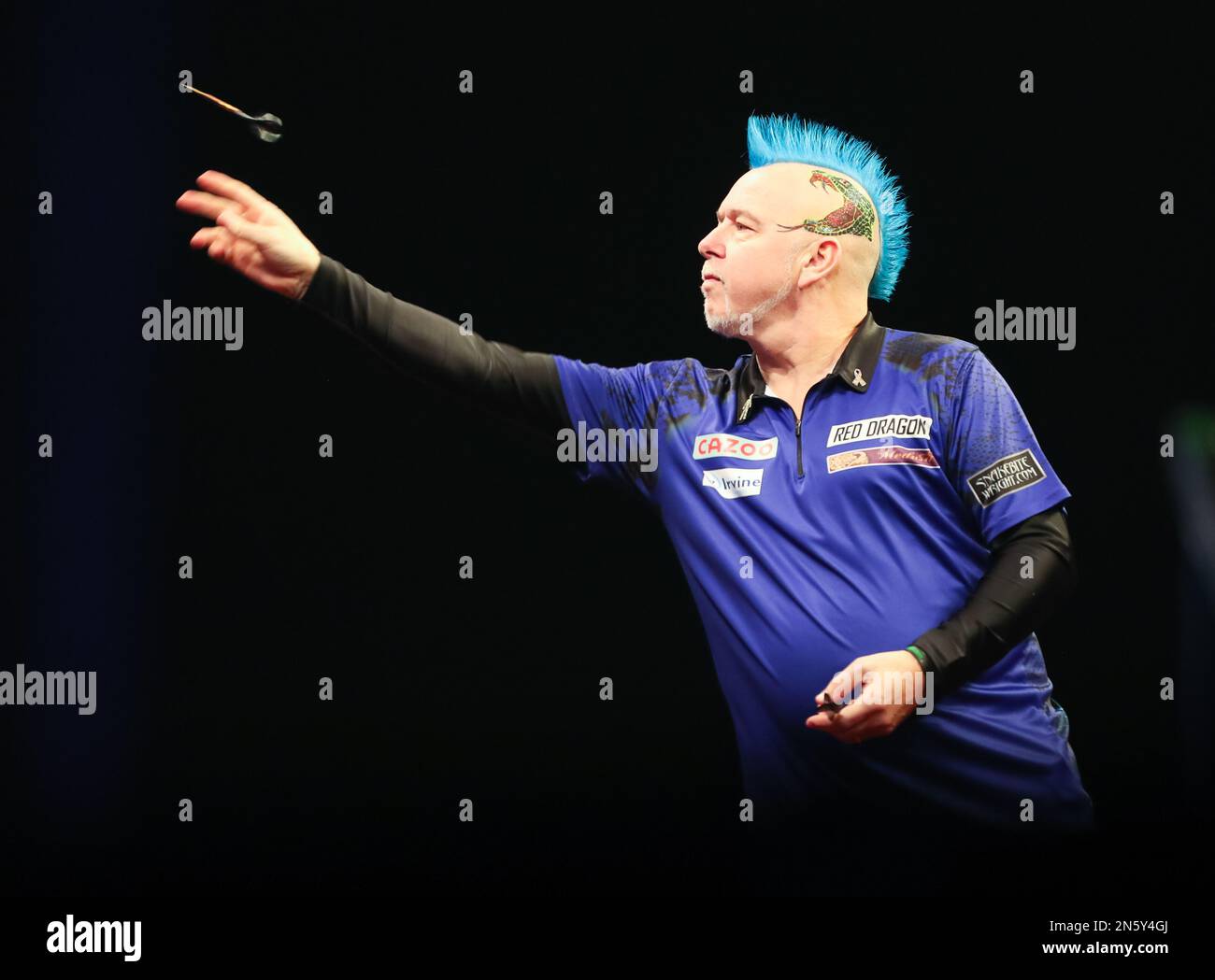 Cardiff International Arena, Cardiff, Royaume-Uni. 9th févr. 2023. 2023 PDC Cazoo Premier League Darts Cardiff Night 2; Peter Wright pendant les nuits de jeu crédit: Action plus Sports/Alamy Live News Banque D'Images