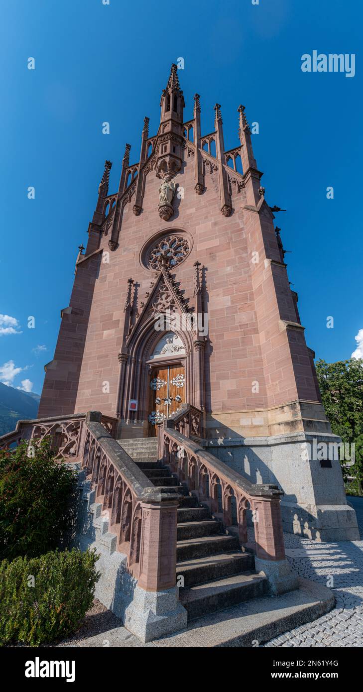 Le mausolée de l'archiduc Johann (dans le mausolée allemand des Erzherzogs Johann, également connu sous le nom de Chapelle de San Giovanni Battista) à Scena - Schenna, SO Banque D'Images