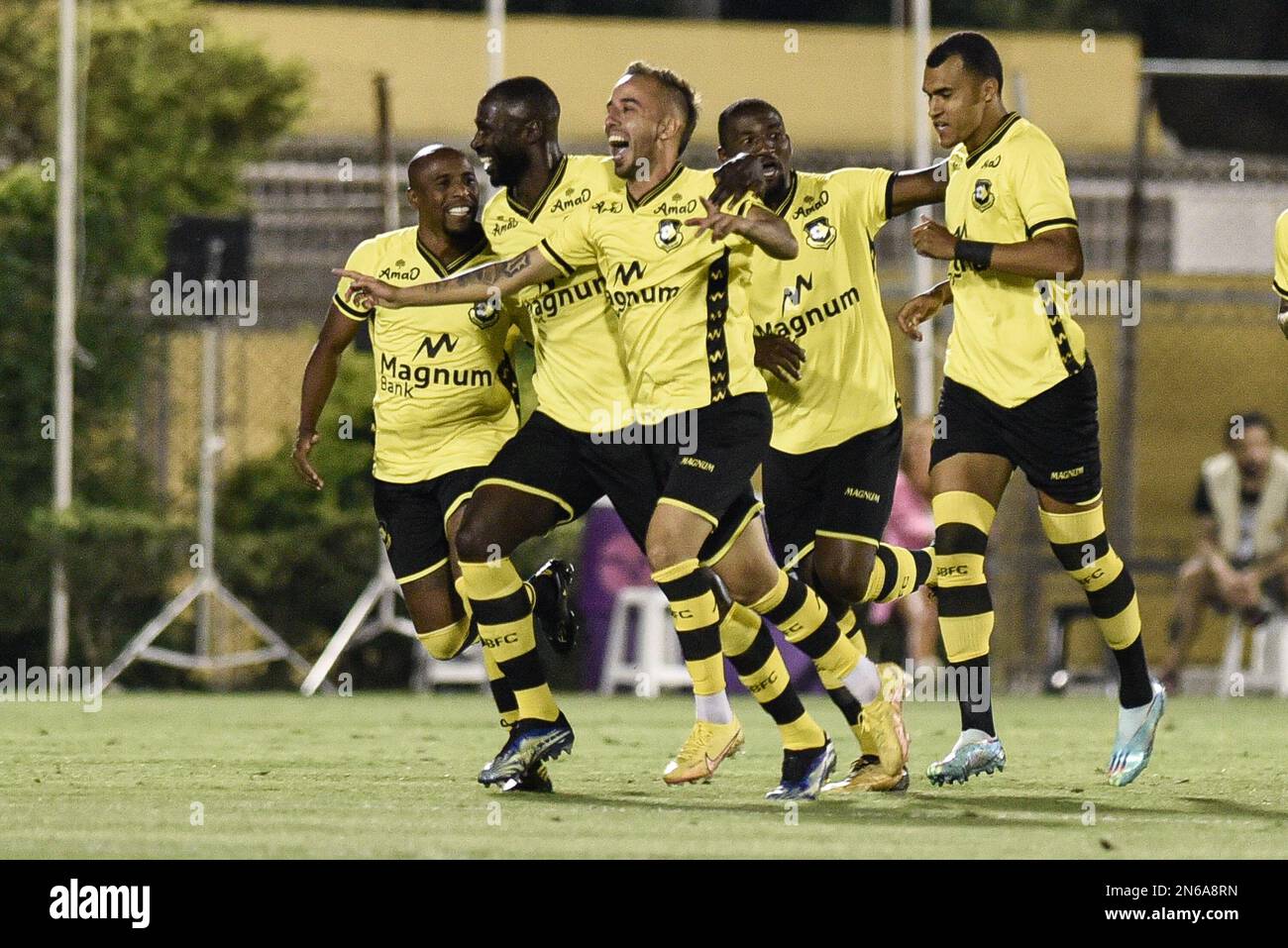 Sao Paulo, Sao Paulo, Brésil. 9th févr. 2023. (SPO) l'équipe de Sao Bernardo do Campo bat Corinthiens pour le championnat Paulista. 9 février 2023. Brésil, Sao Paulo, Sao Bernardo do Campo: Match entre Sao Bernardo FC et Corinthiens, valable pour la manche 7th du Championnat de football Paulista, Paulistao 2023, tenu à Estadio Municipal 1Ã‚Âº de Maio, à Sao Bernardo do Campo. Campo - SP, dans la nuit du jeudi, 9 février 2023. L'équipe de Sao Bernardo do Campo a gagné par le score de 2x0. Crédit: Ronaldo Barreto/Thenews2 (Credit image: © Ronaldo Barreto/TheNEWS2 via ZUMA Press Wire) E Banque D'Images