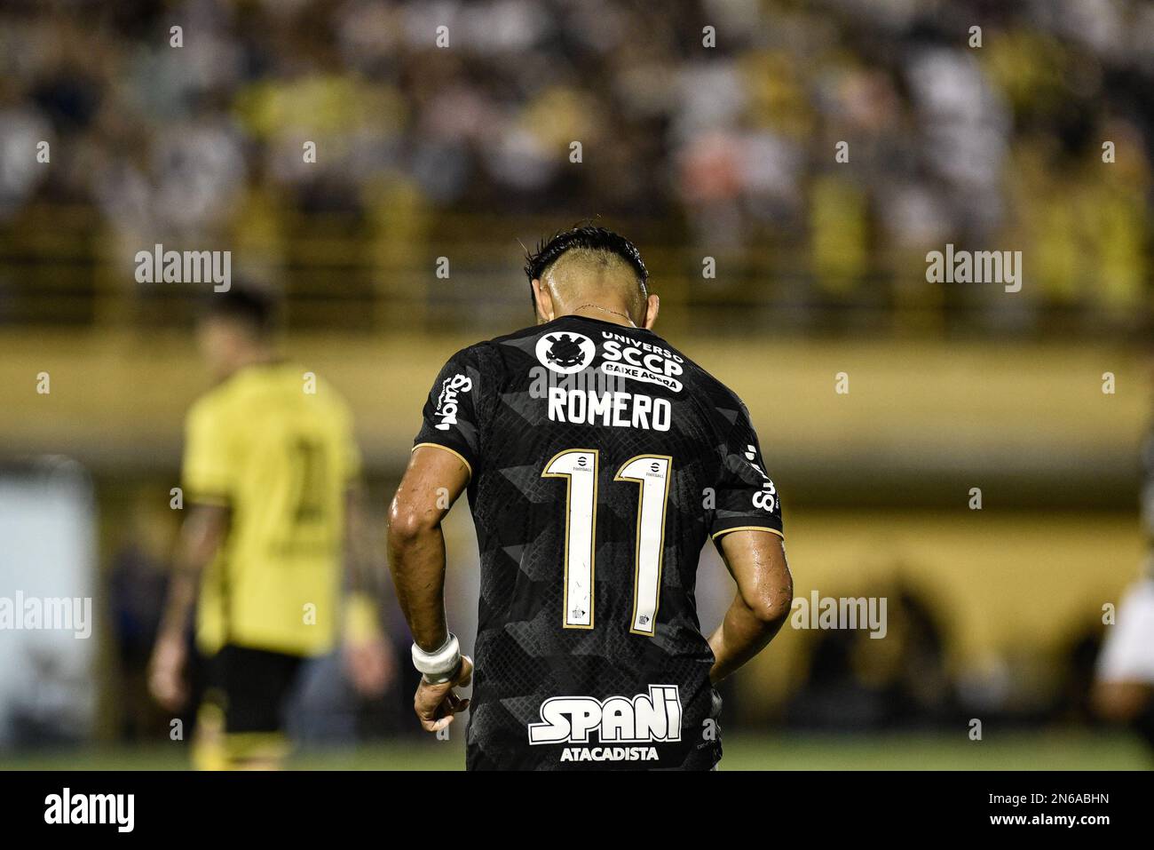 Sao Paulo, Sao Paulo, Brésil. 9th févr. 2023. (SPO) l'équipe de Sao Bernardo do Campo bat Corinthiens pour le championnat Paulista. 9 février 2023. Brésil, Sao Paulo, Sao Bernardo do Campo: Match entre Sao Bernardo FC et Corinthiens, valable pour la manche 7th du Championnat de football Paulista, Paulistao 2023, tenu à Estadio Municipal 1Ã‚Âº de Maio, à Sao Bernardo do Campo. Campo - SP, dans la nuit du jeudi, 9 février 2023. L'équipe de Sao Bernardo do Campo a gagné par le score de 2x0. Crédit: Ronaldo Barreto/Thenews2 (Credit image: © Ronaldo Barreto/TheNEWS2 via ZUMA Press Wire) E Banque D'Images