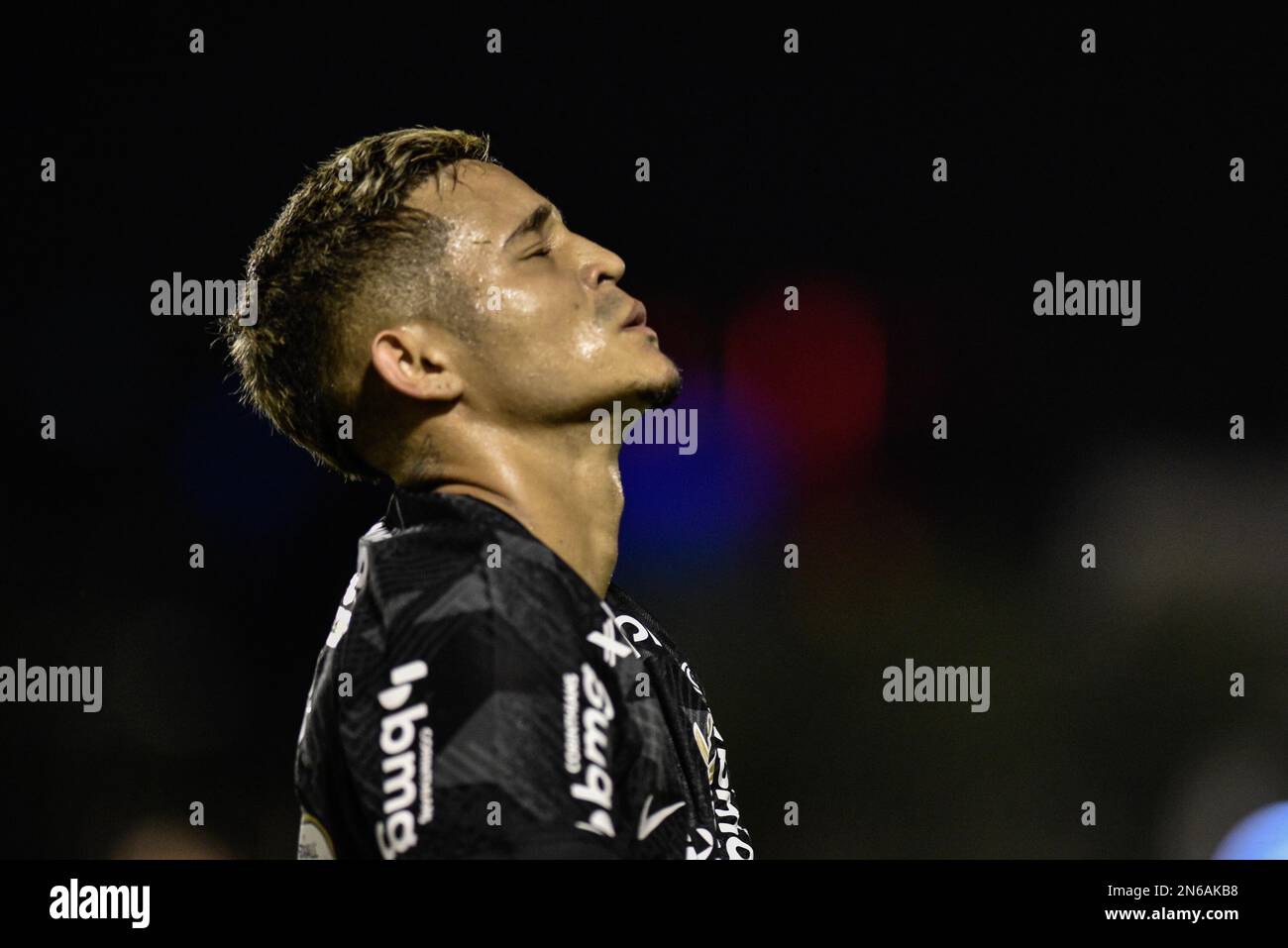 Sao Paulo, Sao Paulo, Brésil. 9th févr. 2023. (SPO) l'équipe de Sao Bernardo do Campo bat Corinthiens pour le championnat Paulista. 9 février 2023. Brésil, Sao Paulo, Sao Bernardo do Campo: Match entre Sao Bernardo FC et Corinthiens, valable pour la manche 7th du Championnat de football Paulista, Paulistao 2023, tenu à Estadio Municipal 1Ã‚Âº de Maio, à Sao Bernardo do Campo. Campo - SP, dans la nuit du jeudi, 9 février 2023. L'équipe de Sao Bernardo do Campo a gagné par le score de 2x0. Crédit: Ronaldo Barreto/Thenews2 (Credit image: © Ronaldo Barreto/TheNEWS2 via ZUMA Press Wire) E Banque D'Images
