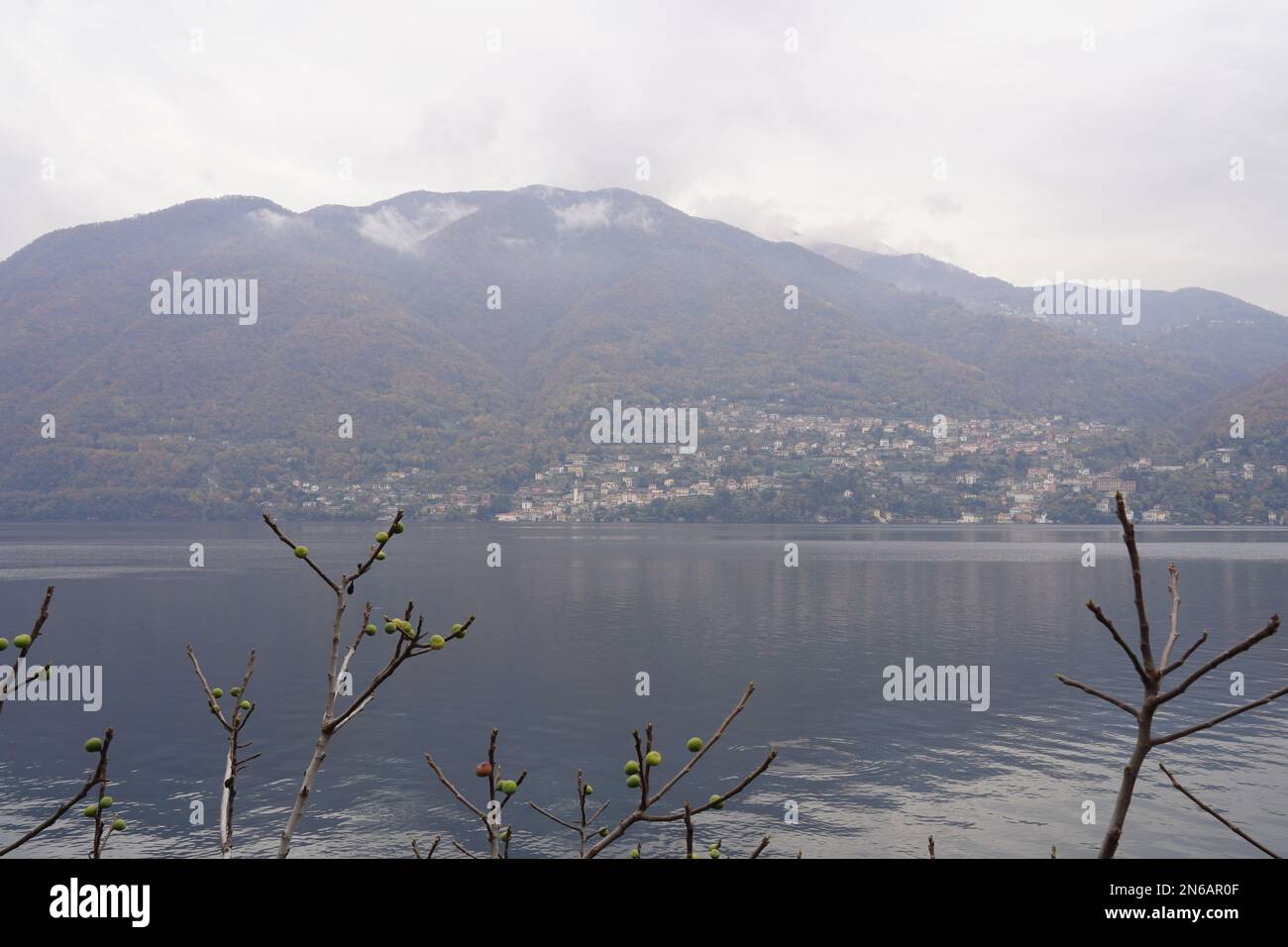 Vue sur le lac de Côme Banque D'Images