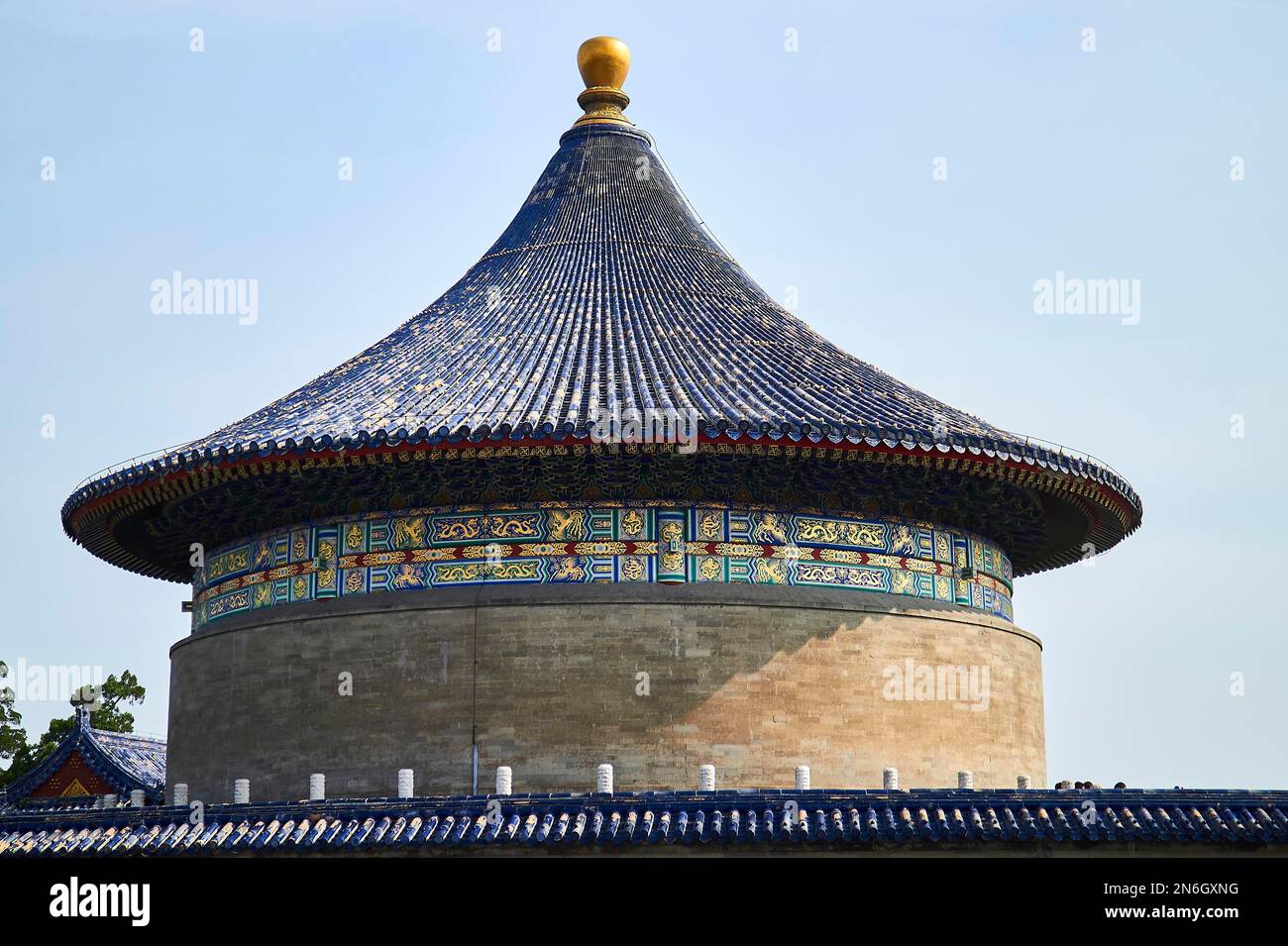 Salle de la voûte céleste à l'autel du ciel, Beijing, Chine Banque D'Images