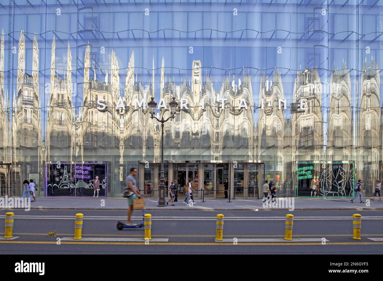 Grands magasins de la Samaritaine, Rivoli, Paris, France Banque D'Images