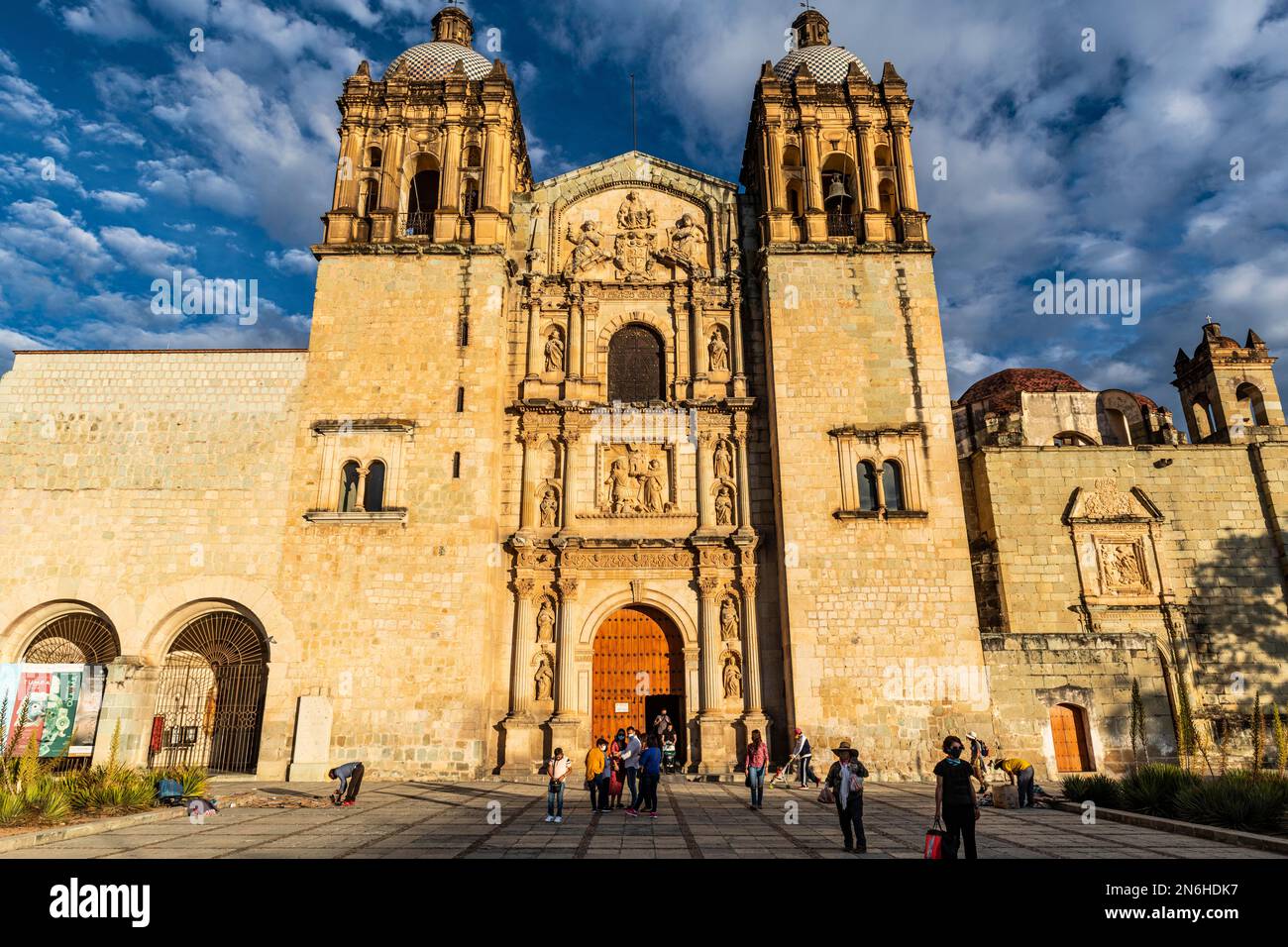 Eglise de Santo Domingo de Guzmán, Oaxaca, Mexique Banque D'Images