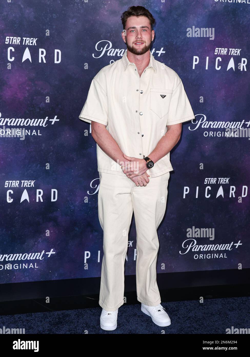 Hollywood, États-Unis. 09th févr. 2023. HOLLYWOOD, LOS ANGELES, CALIFORNIE, États-Unis - 09 FÉVRIER : Harry Jowsey arrive à la première de Los Angeles de la série originale de Paramount 'Star Trek: Picard' troisième et dernière saison tenue au TCL Chinese Theatre IMAX on 9 février 2023 à Hollywood, Los Angeles, Californie, États-Unis. (Photo de Xavier Collin/image Press Agency) Credit: Image Press Agency/Alay Live News Banque D'Images