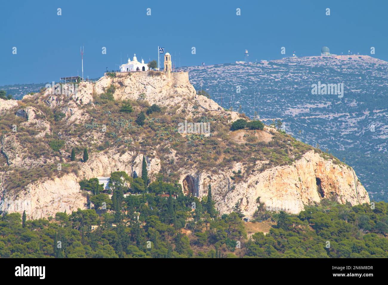 Mont Lycabette - Athènes, Grèce Banque D'Images