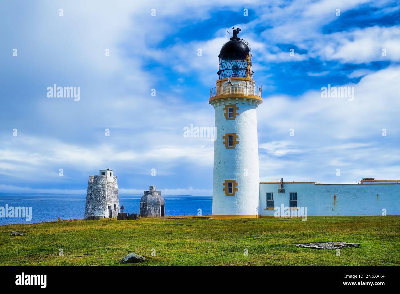 L'ancien et le nouveau stroma Lighthouses Banque D'Images