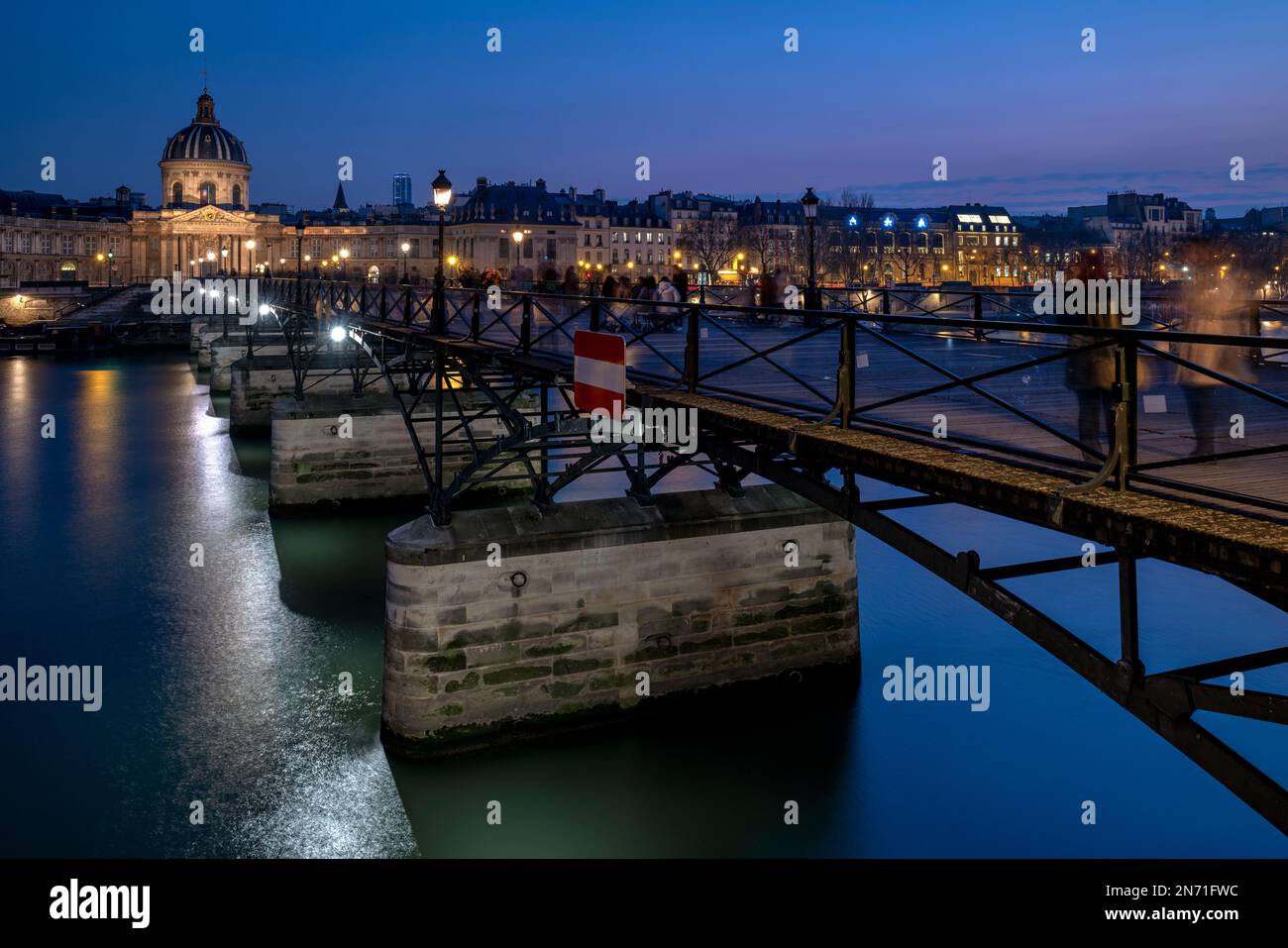 Pont des Arts, Paris, France Banque D'Images