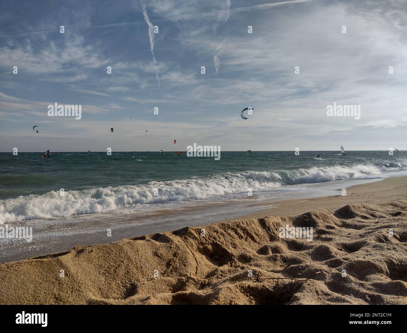 PLAGE DE BARCELONE Banque D'Images