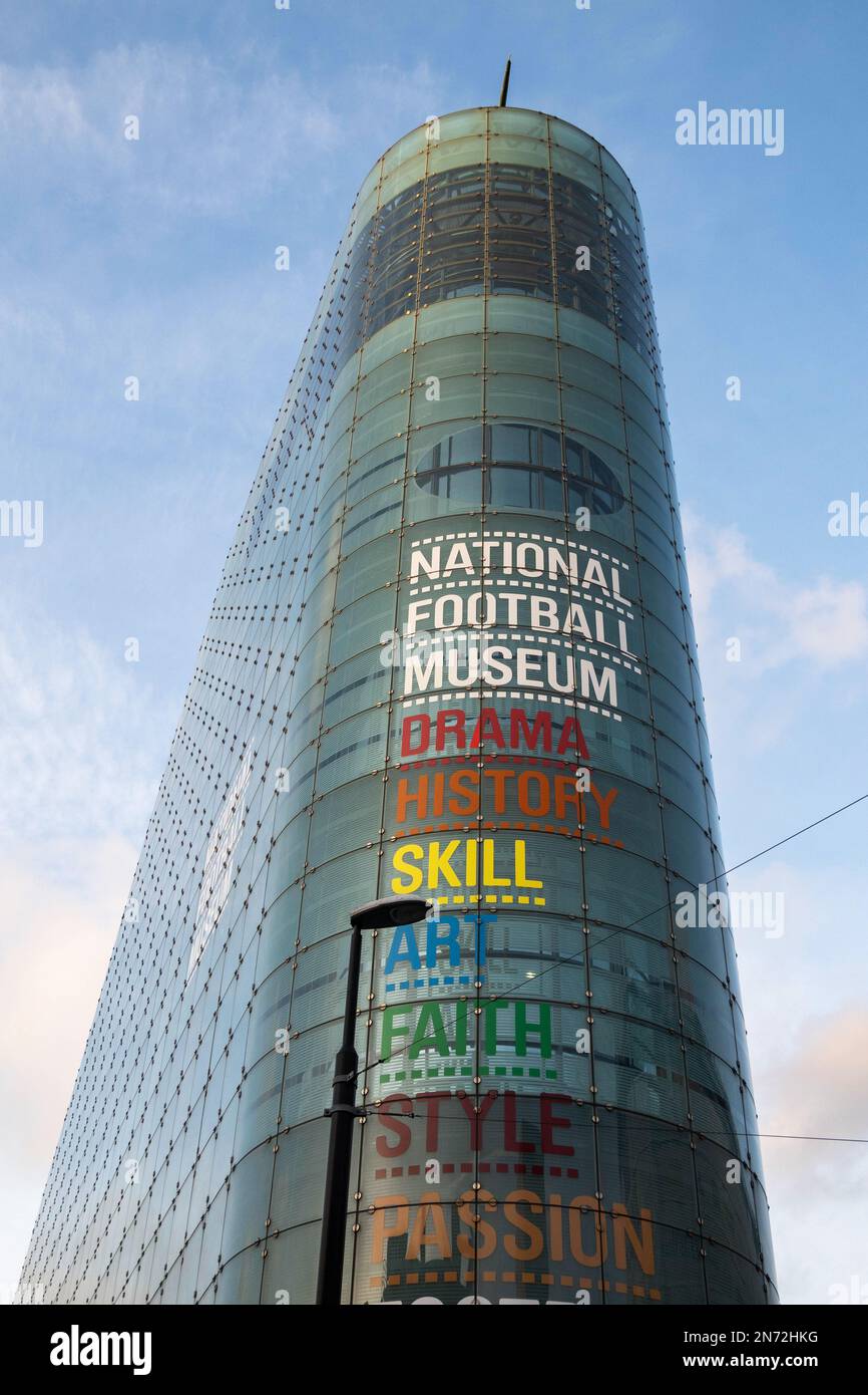 Musée national du football de Manchester Banque D'Images