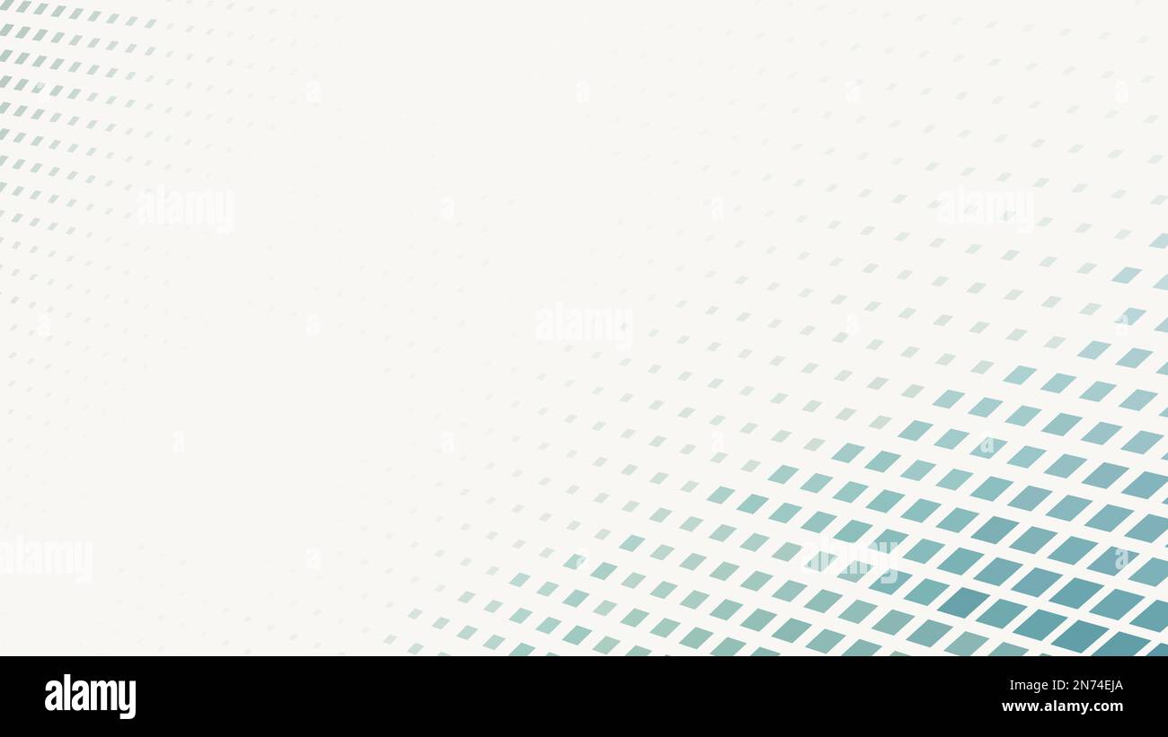 Perspective abstraite arrière-plan pointillé avec carrés sarcelle grisâtre. Motif graphique vectoriel minimal Illustration de Vecteur