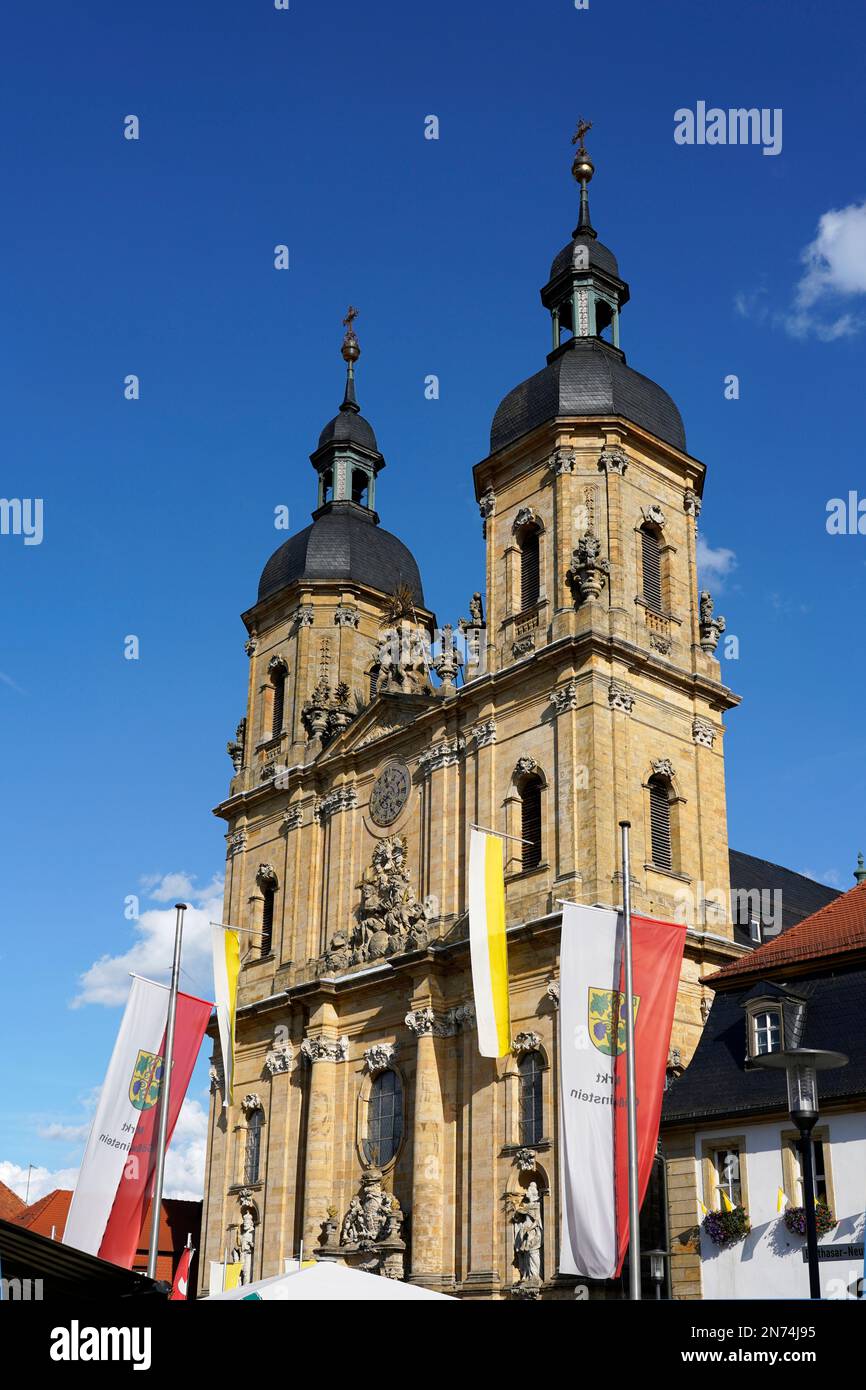 Allemagne, Bavière, haute-Franconie, Comté de Forchheim, Suisse franconienne, Gößweinstein, Basilique de la Sainte Trinité Banque D'Images