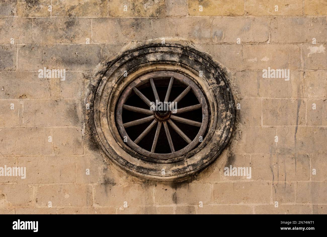 Détail de maisons historiques à Sassi di Matera, Italie Banque D'Images