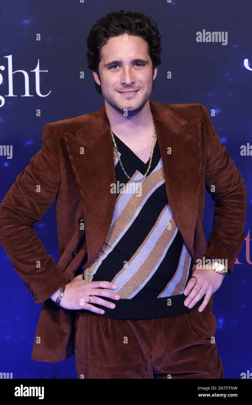 Diego Boneta, pendant le tapis bleu du film "à minuit" au centre culturel Roberto Cantoral sur 09 février 2023 à Mexico, Mexique. Banque D'Images