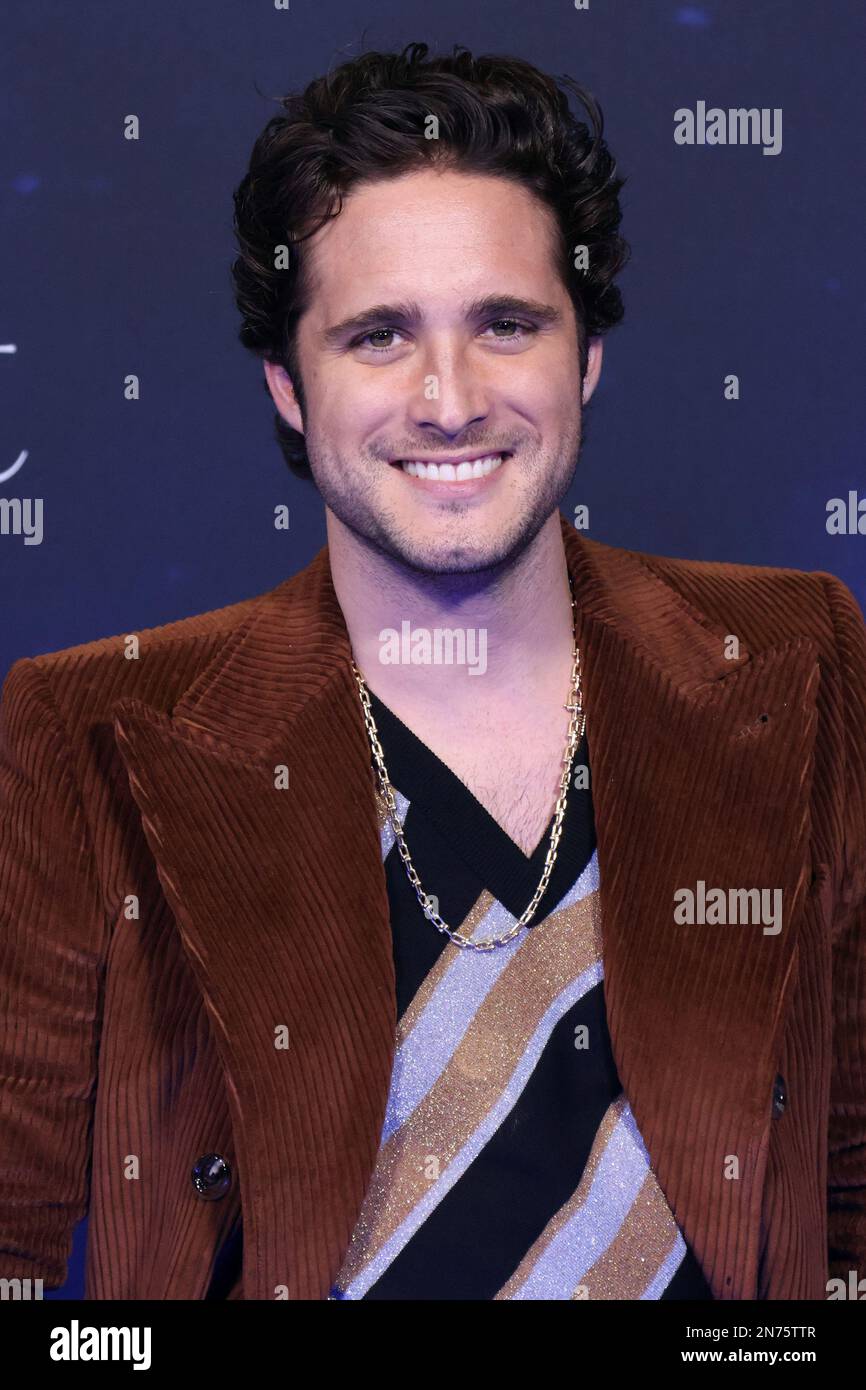 Diego Boneta, pendant le tapis bleu du film "à minuit" au centre culturel Roberto Cantoral sur 09 février 2023 à Mexico, Mexique. Banque D'Images
