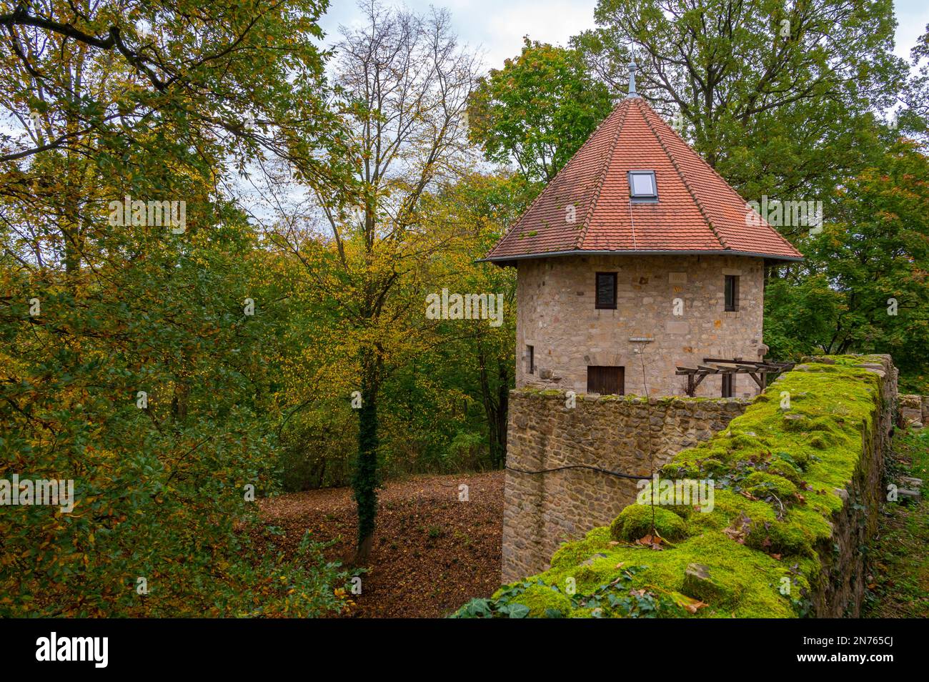 Allemagne, Hesse, Sud Hesse, Sud Hesse Bergstrasse County, Heppenheim, Starkenburg Banque D'Images