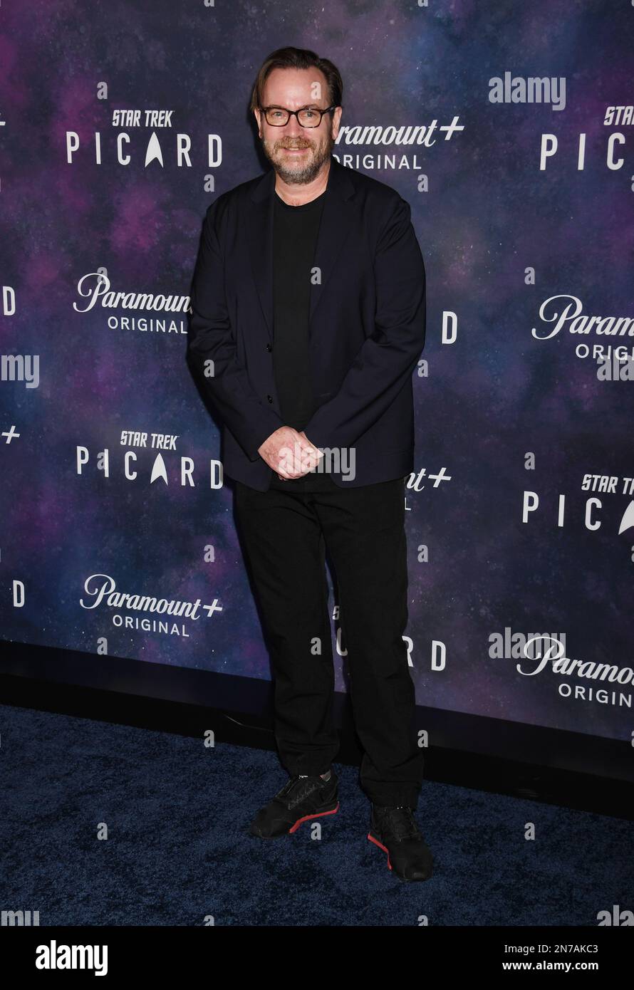 HOLLYWOOD, CALIFORNIE - FÉVRIER 09: Tom Ryan arrive pour la première à Los Angeles de la troisième et dernière saison de la série originale de Paramount+'Star Banque D'Images