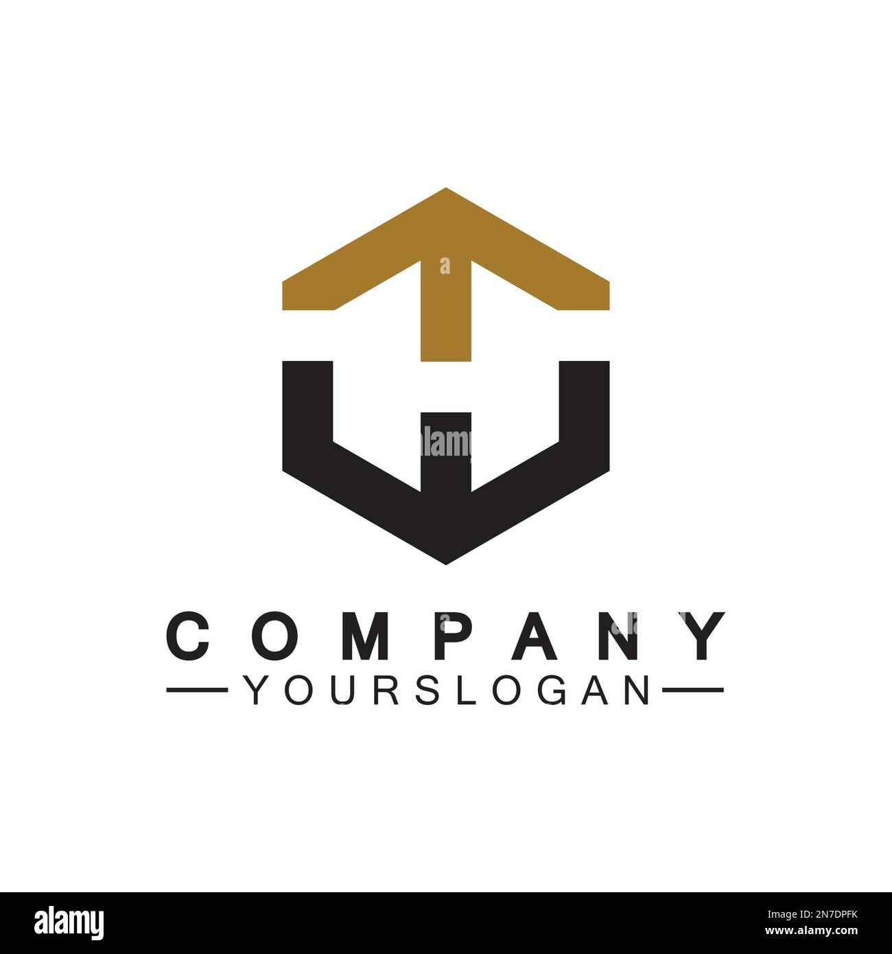 Lettre initiale avec logo ou tw logo vector modèle de conception Illustration de Vecteur