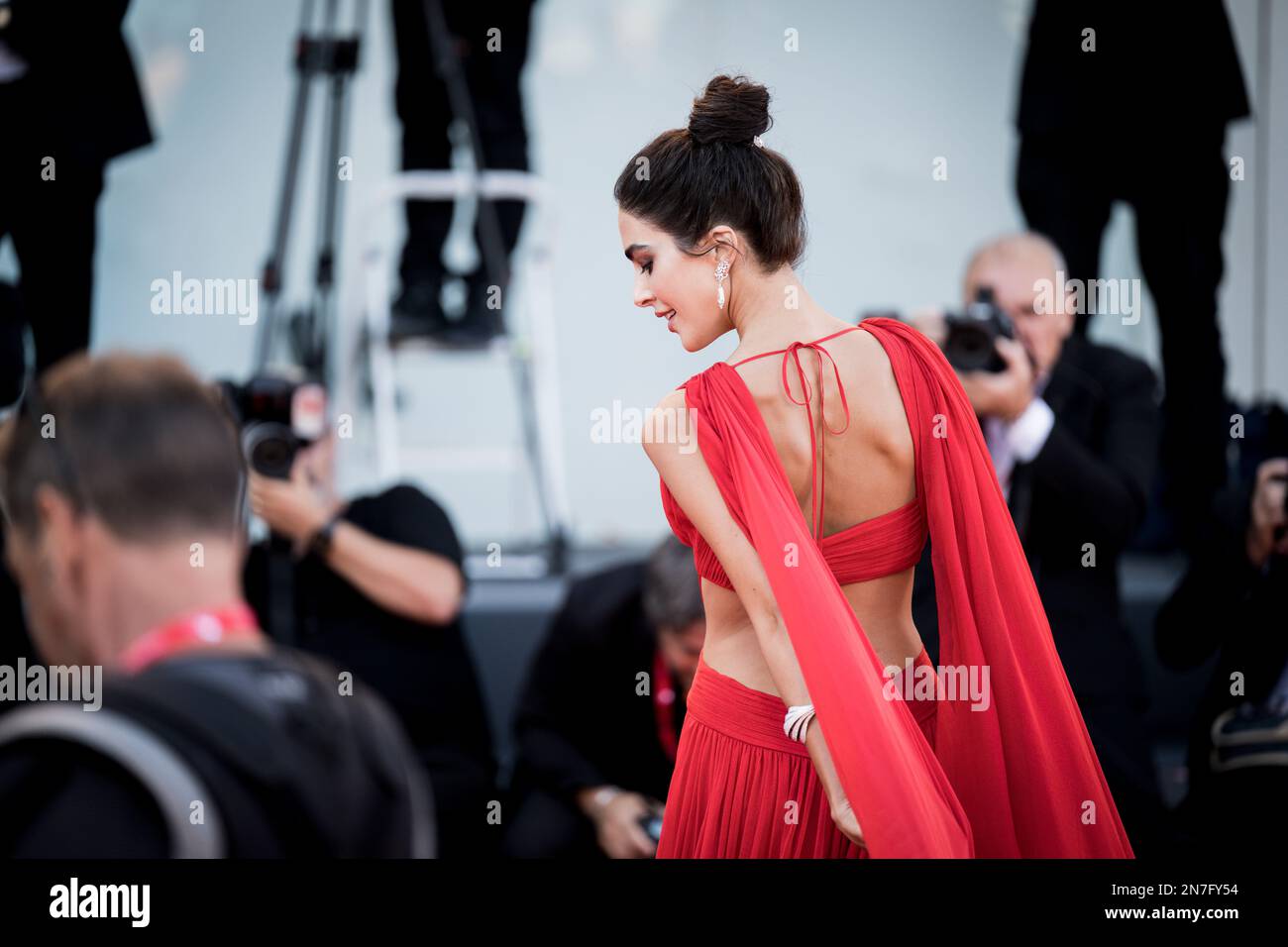 Il Cast di 'Bones and All' sul Red Carpet di Venezia 79, la Biennale di Venezia 2022, Venezia, Italie Banque D'Images