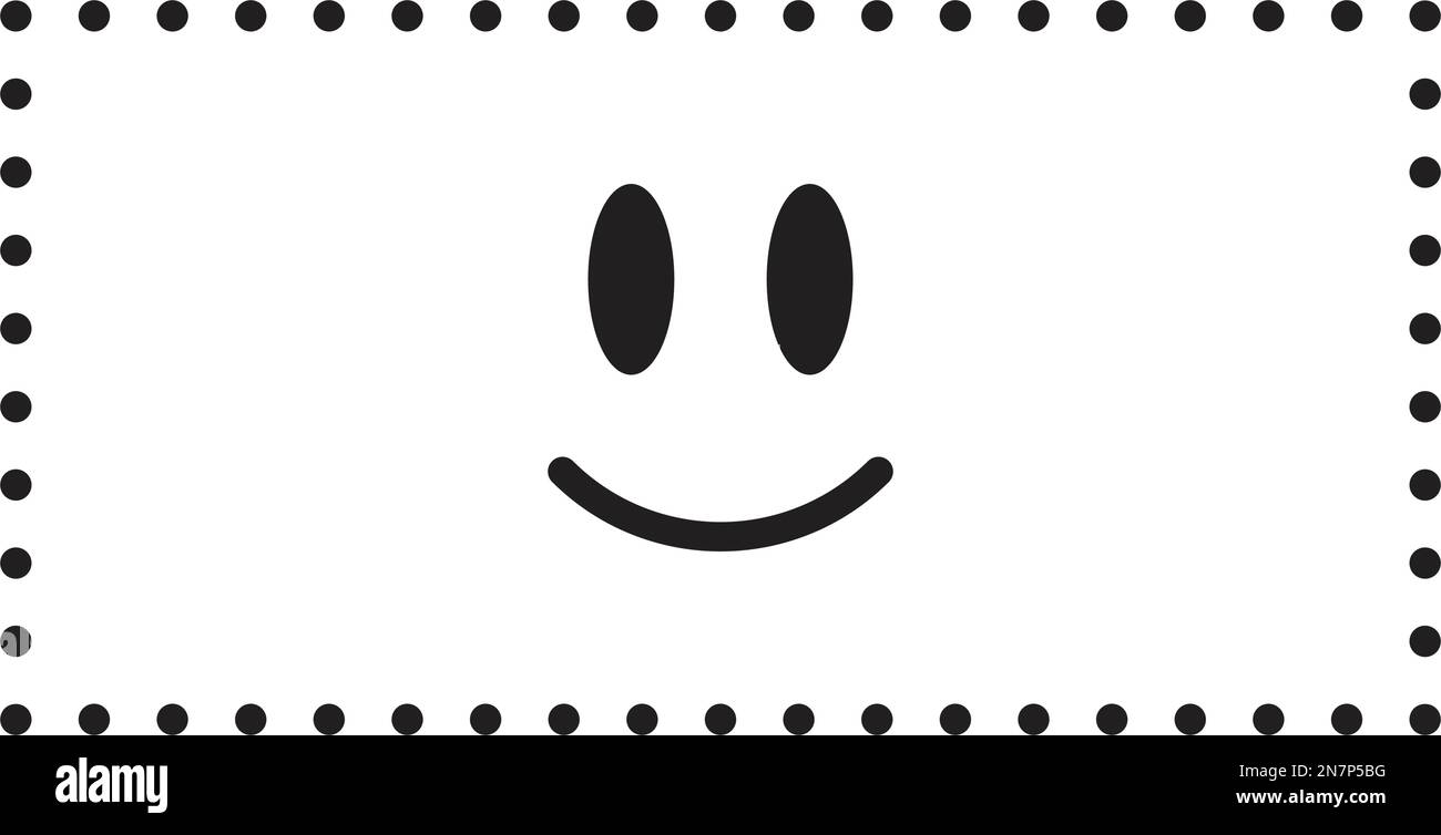 Forme rectangulaire en pointillés pour tracer des lignes pour les enfants d'âge préscolaire et de maternelle pour le dessin et la pratique de l'écriture manuscrite Illustration de Vecteur