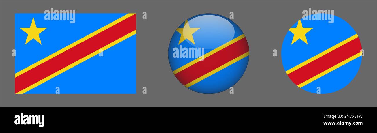 Democratic republic of the congo map Banque d'images vectorielles - Alamy