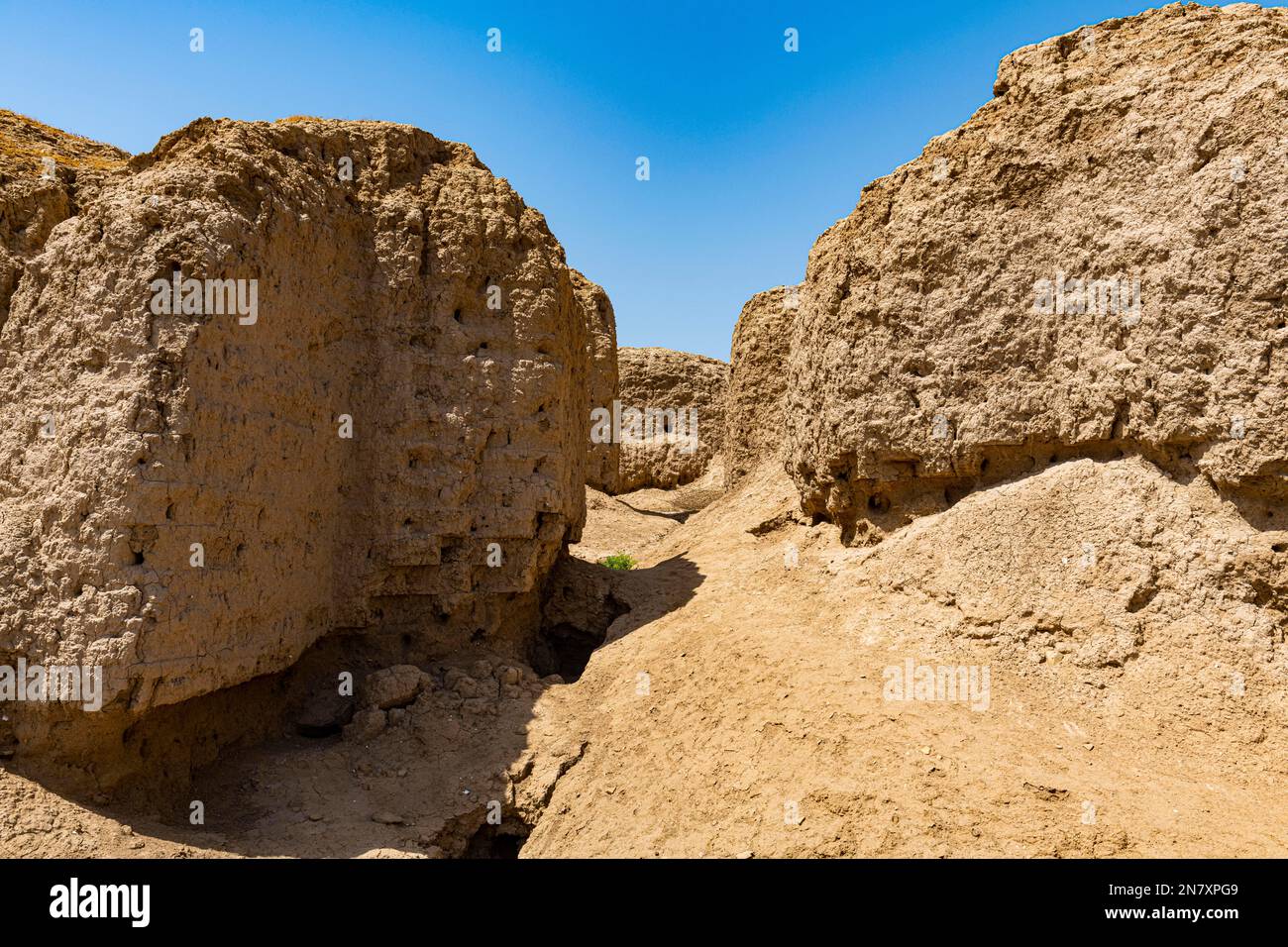 Les ruines de la ville sumérienne de Kish, Irak Banque D'Images