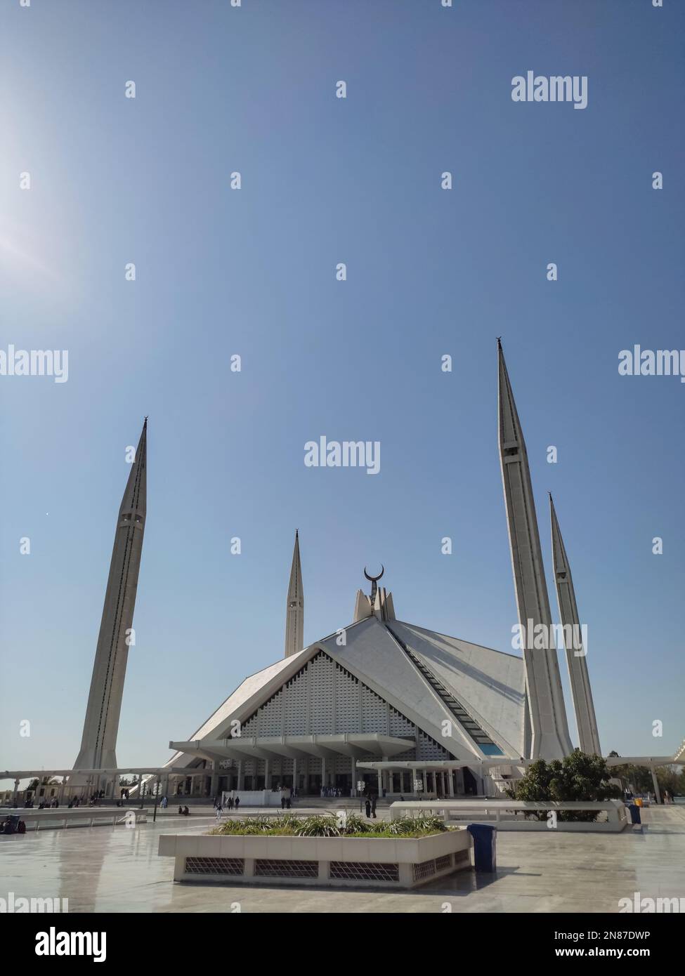 Mosquée Faisal Islamabad. Pakistan 7th février 2023. Banque D'Images
