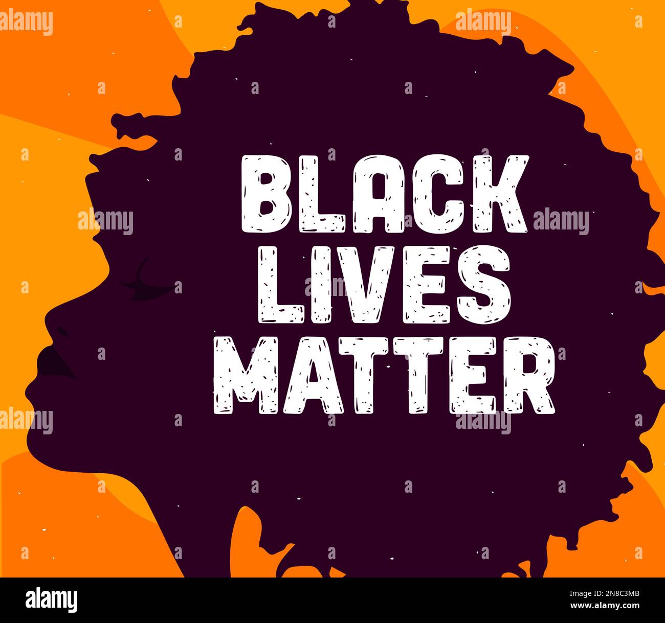 Bandeau de Black Lives Matter Illustration de Vecteur