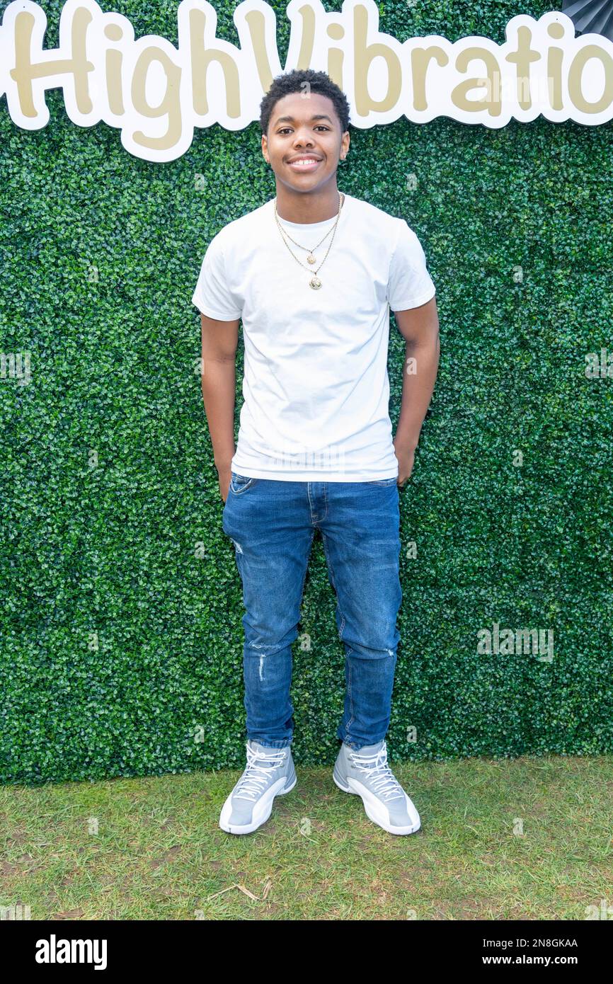Los Angeles, États-Unis. 11th févr. 2023. Cedric Joe, @cedricjoeofficial participe au Sommet de la haute vibration de la Fondation Kheris Rogers à l'Université Loyola Marymount, Los Angeles, CA 11 février 2023 crédit: Eugene Powers/Alay Live News Banque D'Images