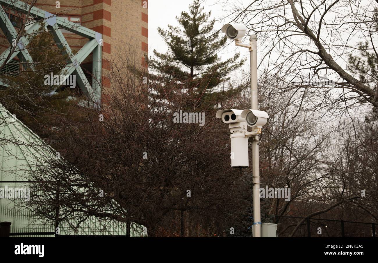 caméra de sécurité électronique pour la protection Banque D'Images