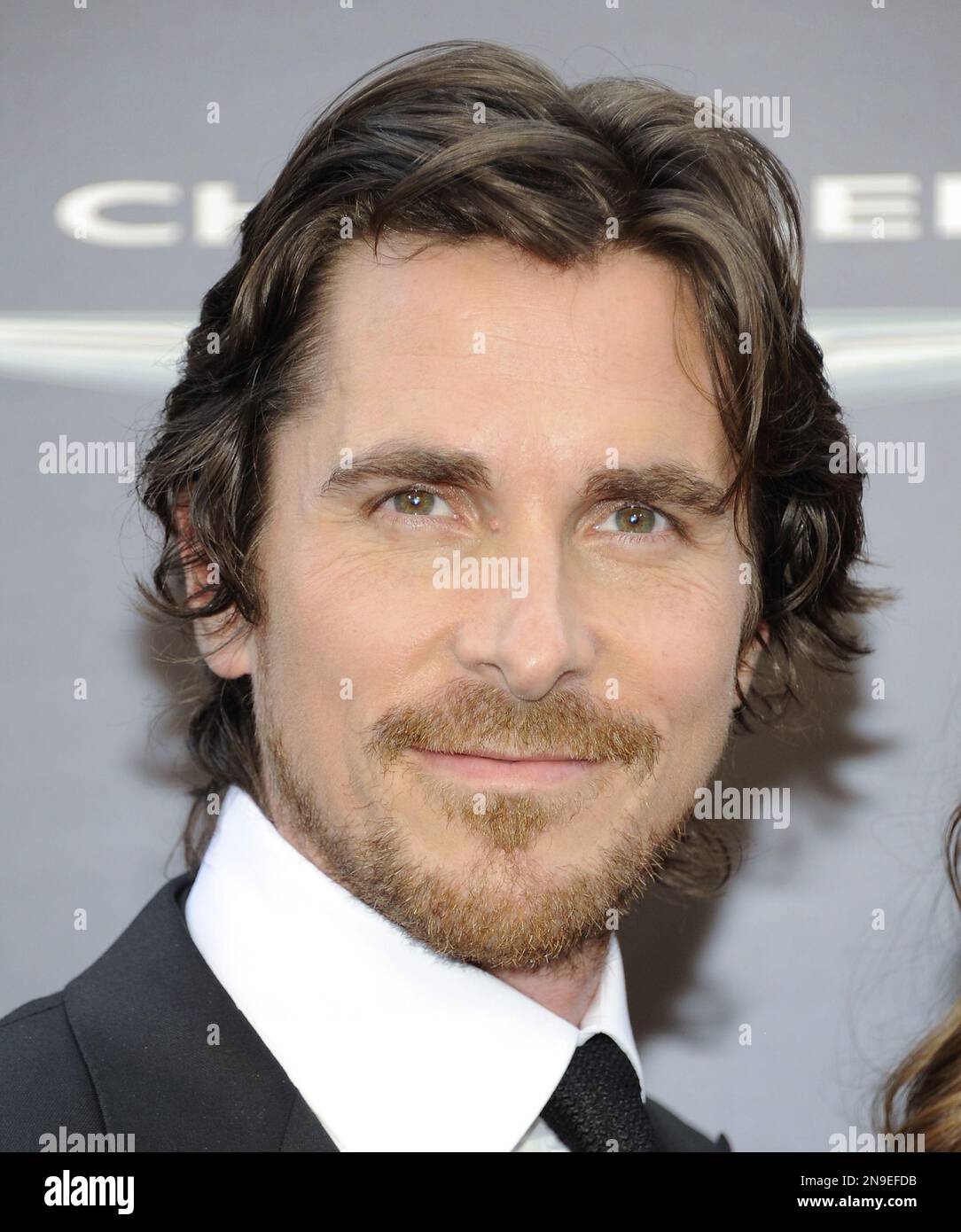 Actor Christian Bale attends the world premiere of "The Dark Knight Rises" at the AMC Lincoln Square Theater on Monday July 16, 2012 in New York. (Photo by Evan Agostini/Invision/AP) Banque D'Images
