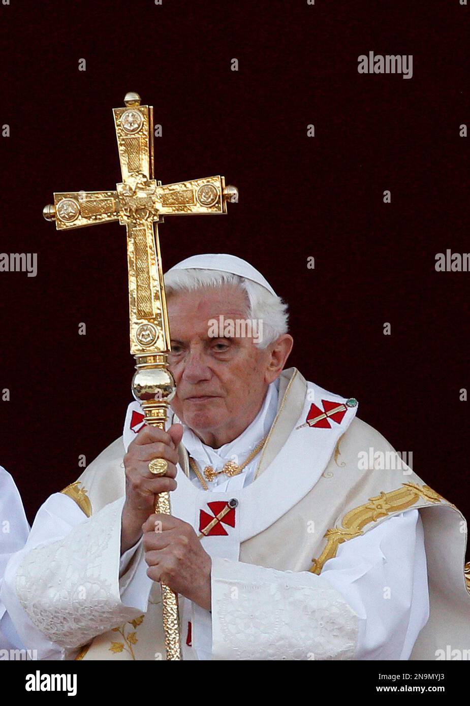 Pope Benedict XVI leads the Corpus Domini celebration at St. John at ...