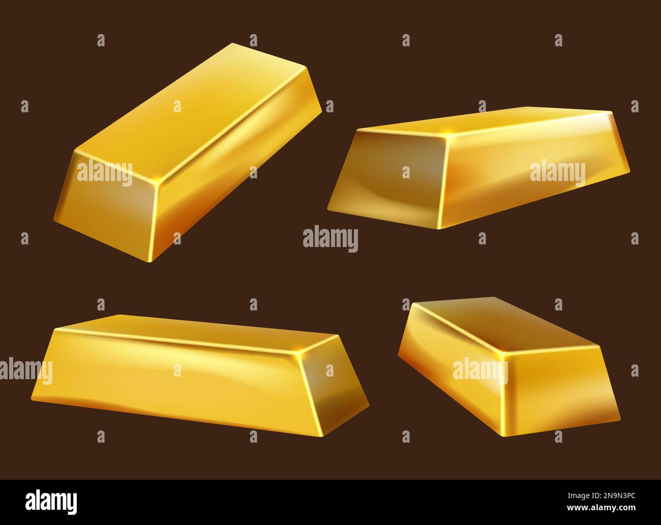 Golden bars. Jaune réaliste briques argent symboles de luxe décent vecteur or images Illustration de Vecteur Golden bars. Jaune réaliste briques argent symboles de luxe décent vecteur or images Illustration de Vecteur