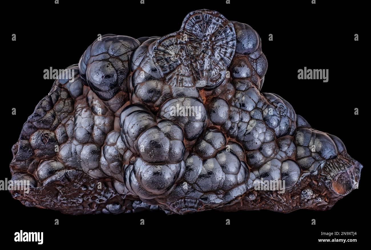 Botryoidal Hematite, Maroc Banque D'Images