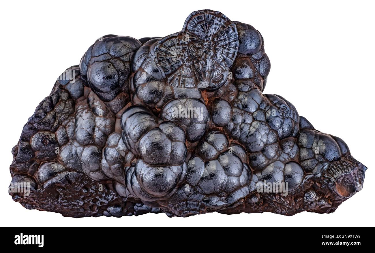 Botryoidal Hematite, Maroc Banque D'Images