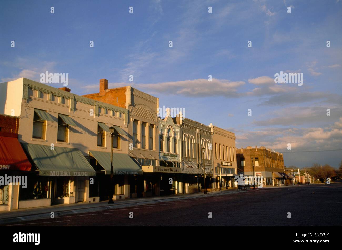 Rue principale d'une petite ville du Nebraska ; Seward, Nebraska, États-Unis d'Amérique Banque D'Images